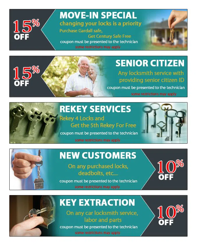 Inglewood Locksmith Service Inglewood, CA 310-895-2959 - coupon23-set-five